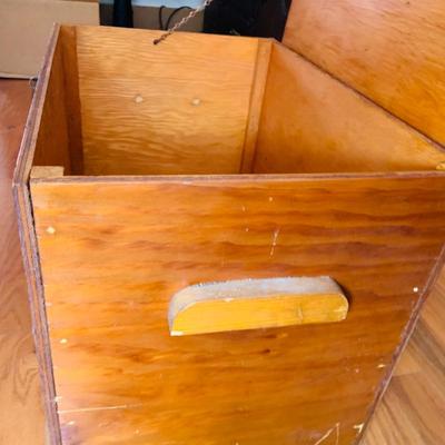 LOT:523: Assortment of Crates and Boxes Including a Dupont Blasting Caps Crate, Wooden Box and Long Crate