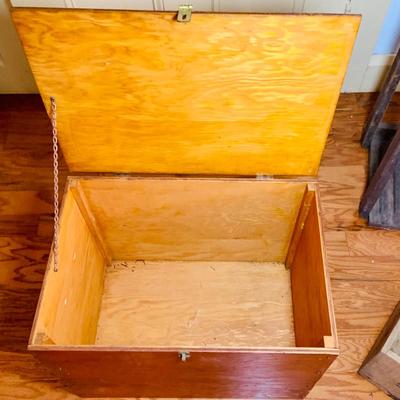 LOT:523: Assortment of Crates and Boxes Including a Dupont Blasting Caps Crate, Wooden Box and Long Crate