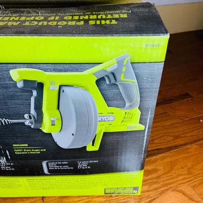 LOT524: Ryobi One Drain Auger