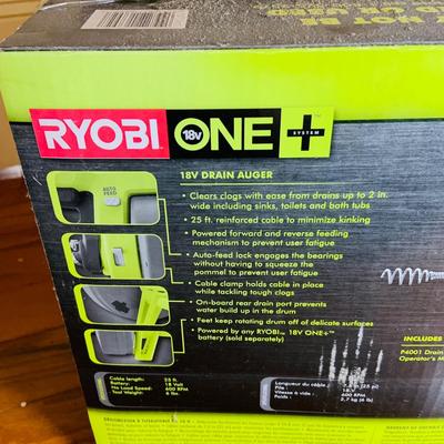 LOT524: Ryobi One Drain Auger
