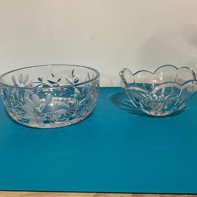 Lead Crystal Serving Bowls