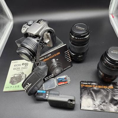 Canon EOS Rebel XT Digital camera and accessories