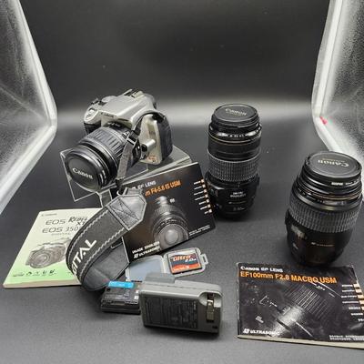 Canon EOS Rebel XT Digital camera and accessories
