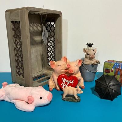NEW Wooden basket with friends