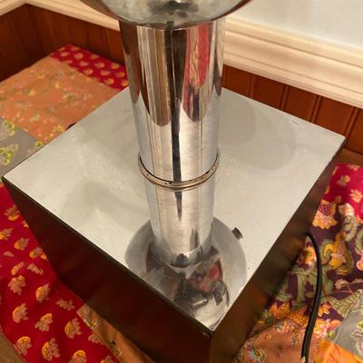 MCM 1970s 70s Robert Sonneman Space Age Orb Ball Chrome Molecule Lamp!