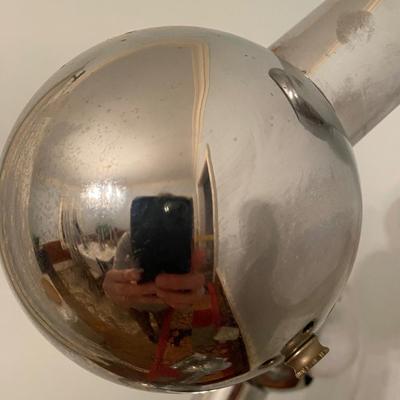 MCM 1970s 70s Robert Sonneman Space Age Orb Ball Chrome Molecule Lamp!