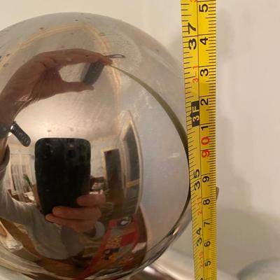 MCM 1970s 70s Robert Sonneman Space Age Orb Ball Chrome Molecule Lamp!