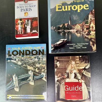 Travel Book Lot - London, Paris and Europe