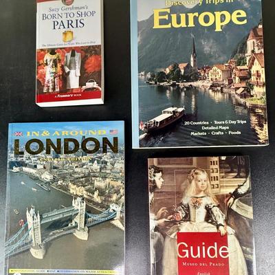 Travel Book Lot - London, Paris and Europe