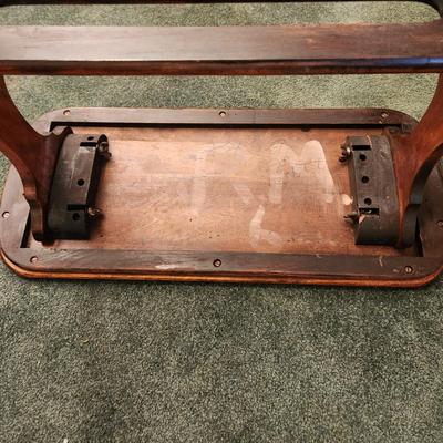 Solid Wood Side Table 32x14x26