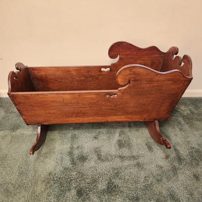 Antique Baby Cradle 39x16