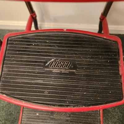 Vintage Cosco Metal Step Stool