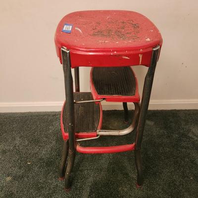 Vintage Cosco Metal Step Stool