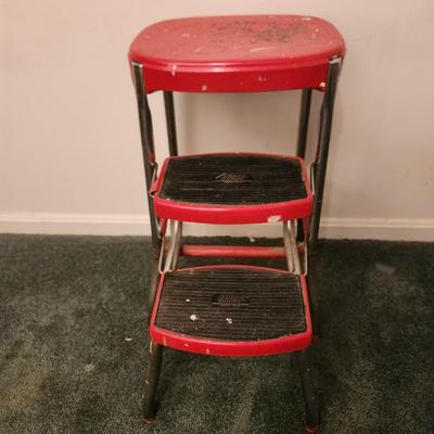 Vintage Cosco Metal Step Stool