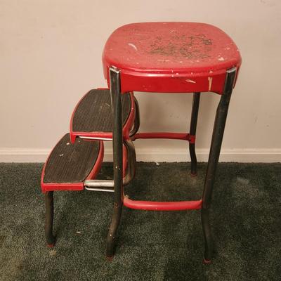 Vintage Cosco Metal Step Stool