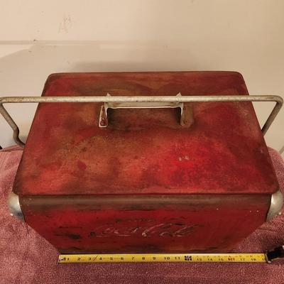 Vintage Coca-Cola Cooler w Bottle Opener