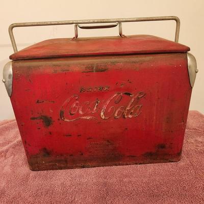 Vintage Coca-Cola Cooler w Bottle Opener
