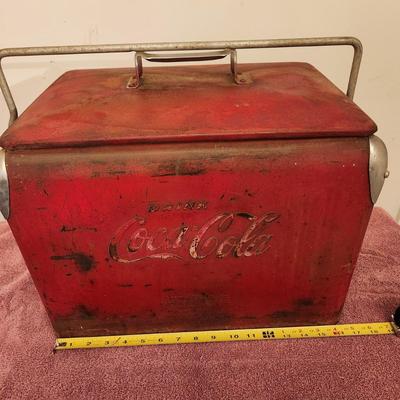 Vintage Coca-Cola Cooler w Bottle Opener