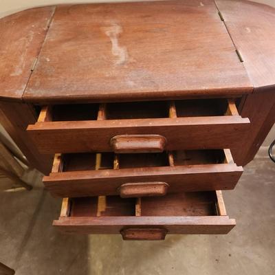 Vintage Sewing Crafter Cabinet
