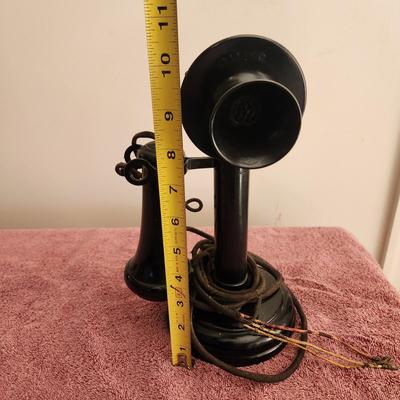 Antique Kellogg Candlestick Telephone