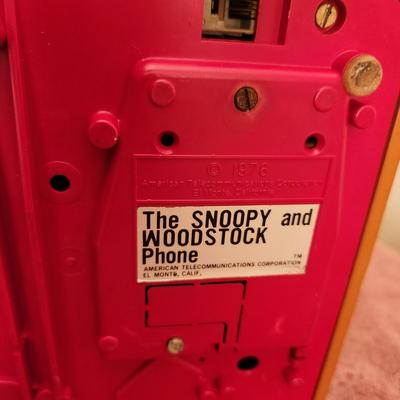 Peanuts Snoopy & Woodstock Western Electric Telephone