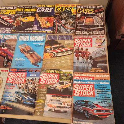 Lot of 1972 Car Magazines Super Stock Cars