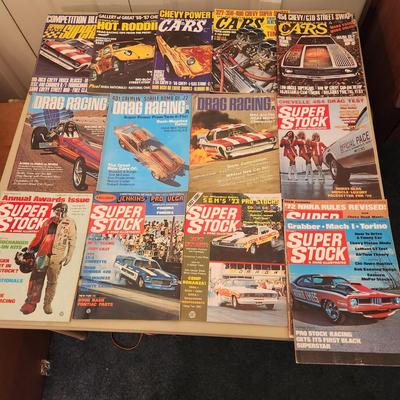 Lot of 1972 Car Magazines Super Stock Cars