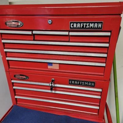 3 Craftsman Rolling Tool Chest Cabinets with keys
