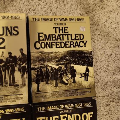 THE NATIONAL HISTORICAL SOCIETY "THE IMAGE OF WAR" 6 VOLUMES