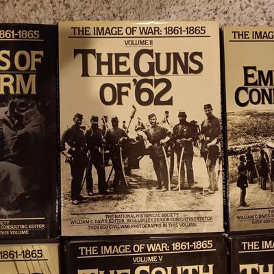 THE NATIONAL HISTORICAL SOCIETY "THE IMAGE OF WAR" 6 VOLUMES