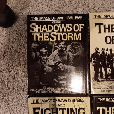 THE NATIONAL HISTORICAL SOCIETY "THE IMAGE OF WAR" 6 VOLUMES