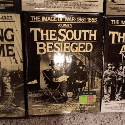THE NATIONAL HISTORICAL SOCIETY "THE IMAGE OF WAR" 6 VOLUMES
