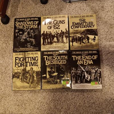 THE NATIONAL HISTORICAL SOCIETY "THE IMAGE OF WAR" 6 VOLUMES