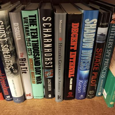 NON FICTION BOOKS ON MILITARY AND WAR