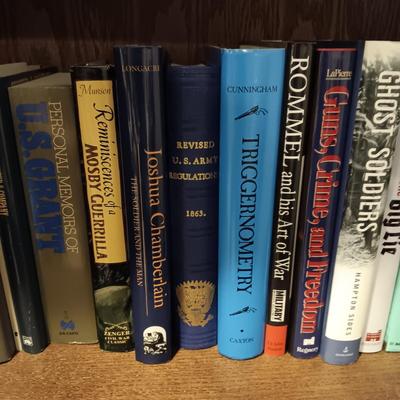 NON FICTION BOOKS ON MILITARY AND WAR