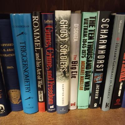 NON FICTION BOOKS ON MILITARY AND WAR
