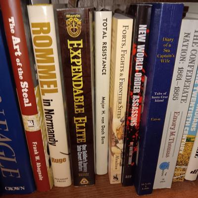 MILITARY AND WAR BOOKS
