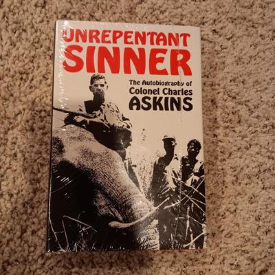 NEW FACTORY SEALED "UNREPENTANT SINNER THE AUTOBIOGRAPHY OF COLONEL CHARLES ASKINS"