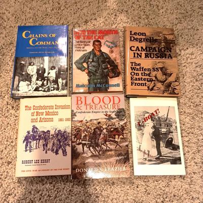6 NON FICTION BOOKS