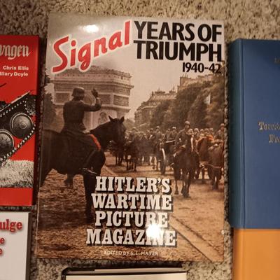 6 NON FICTION BOOKS ON MILITARY AND WAR