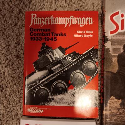 6 NON FICTION BOOKS ON MILITARY AND WAR