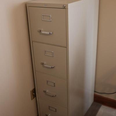 Realspace Four Drawer File Cabinet with Keys