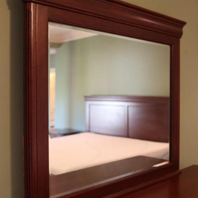 Six Drawer Dresser with Mirror