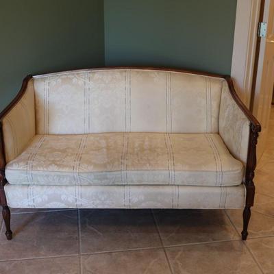 Sam Moore Ivory Settee (1 of 2)