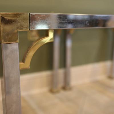 Vintage Pair of Chrome End Tables