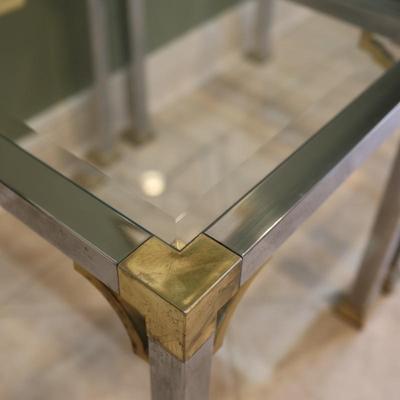 Vintage Pair of Chrome End Tables