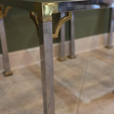 Vintage Pair of Chrome End Tables