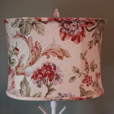 Vintage Floral Shade Lamp