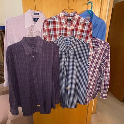 VAN HUESEN, STAFFORD, ARROW, IZOD XL BUTTON UP SHIRTS