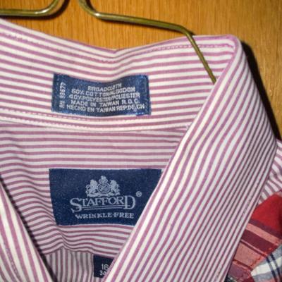 VAN HUESEN, STAFFORD, ARROW, IZOD XL BUTTON UP SHIRTS